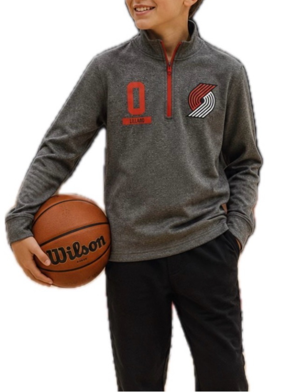 NBA Damian Lillard Blazer Pullover. Boys 10